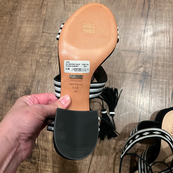 Schutz Anthropologie Liessel Tasseled Heels - Picture 9 of 13